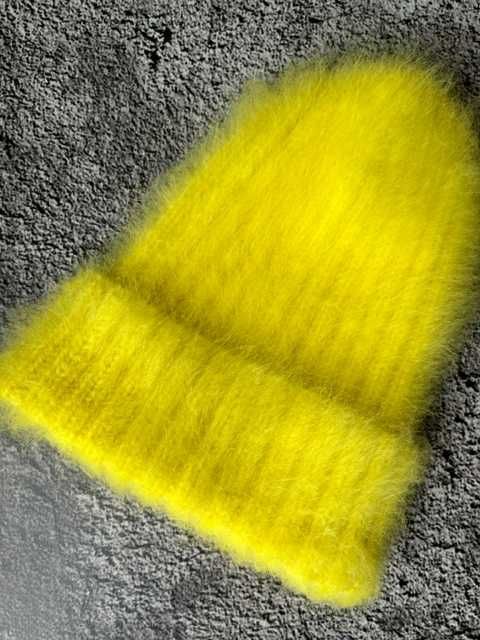 Ангорова шапка, рукавички та снуд в комплекті