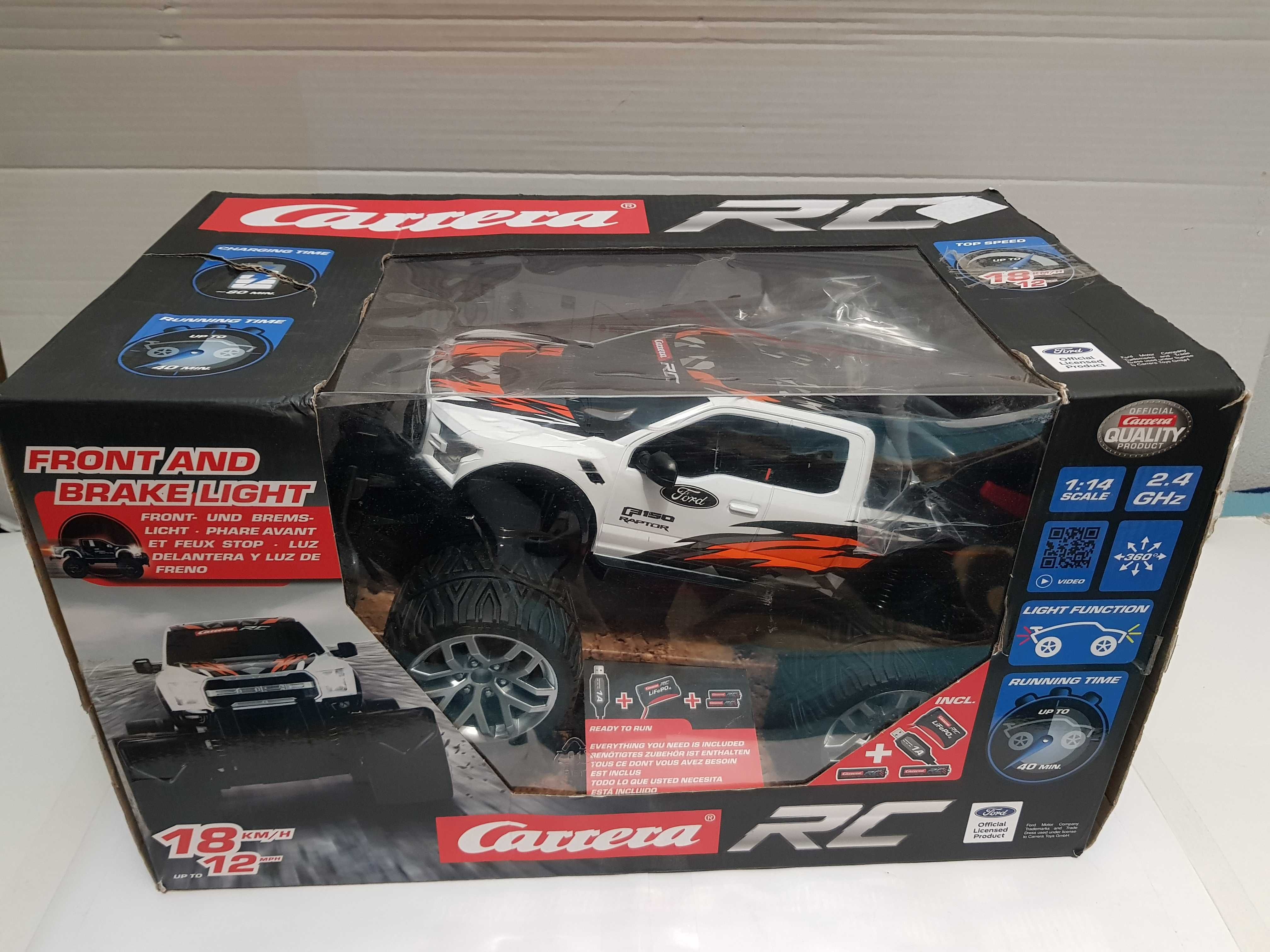 FORD RAPTOR F-150 auto RC sterowane 18 km/h CARRERA- 1/14 wl toys