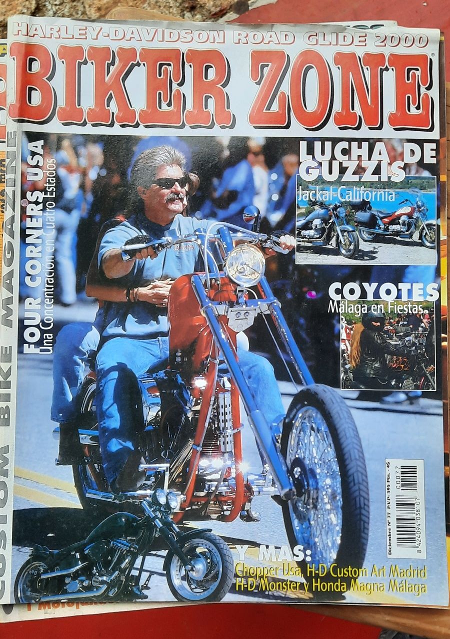 Lote de revistas Biker Zone custom chopper