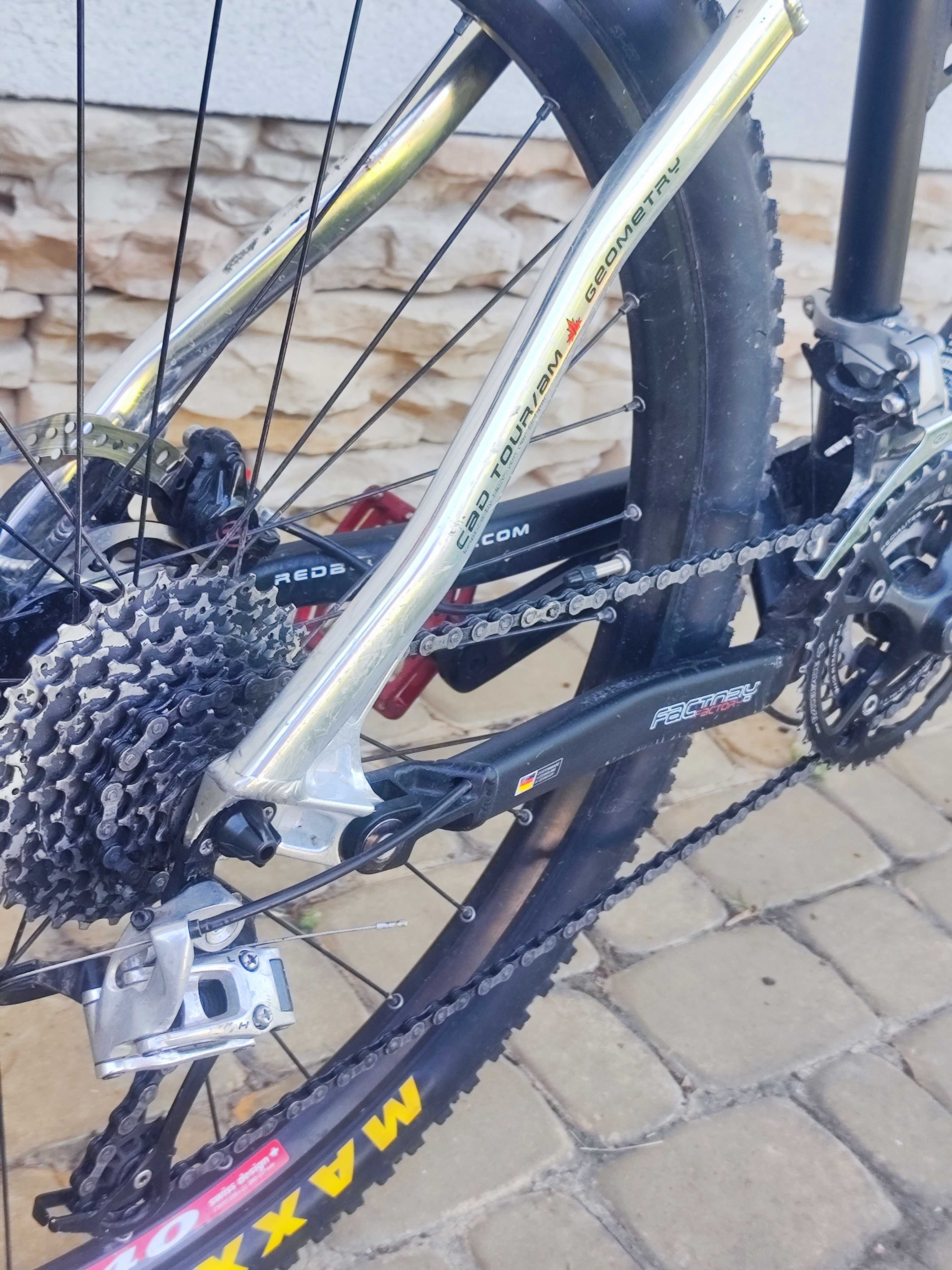 (finalna cena) Rower redbull factory full suspension stan świetny