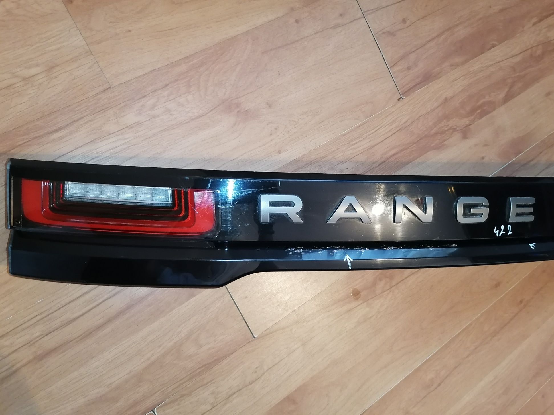 Range Rover Velar Lampa led tył blenda klapy