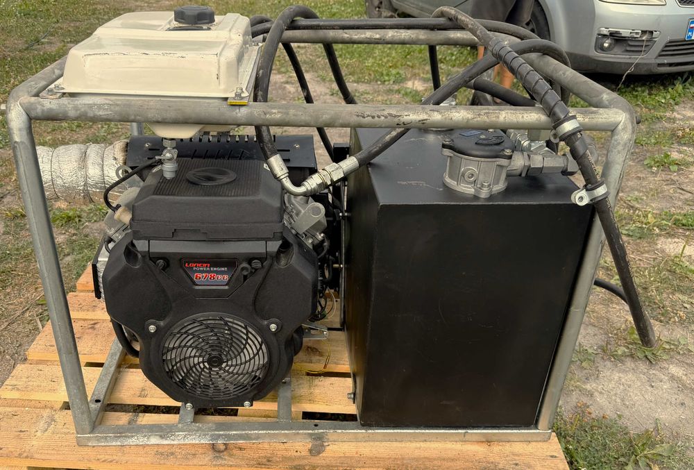 Stacja hydrauliczna, agregat pompa hydrauliczna silnik LONCIN 22KM