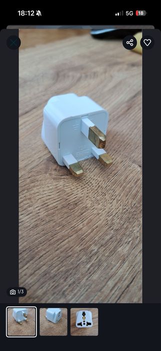 Adapter przejściówka UK