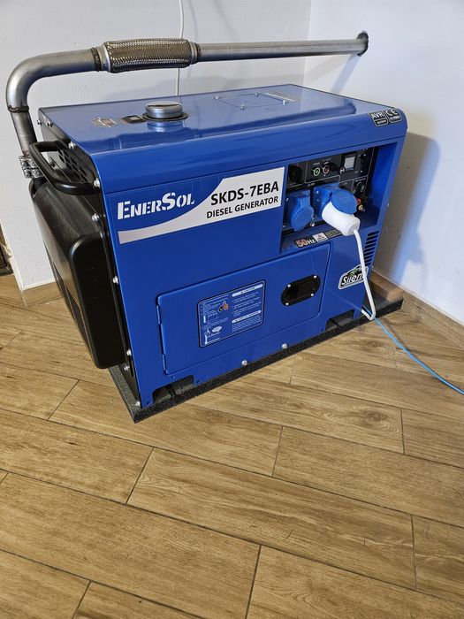 Генератор дизельний однофазний 6.5кВт. EnerSol SKDS-7EBA