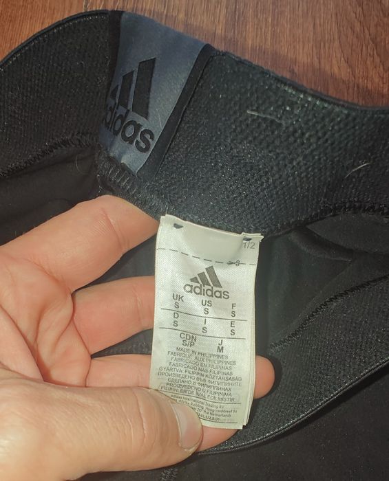 Męskie świetne krótkie legginsy do biegania na trening Adidas roz.S