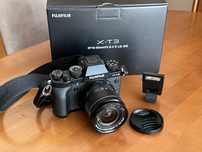 Fuji XT3 + lente 18-55 f2.8-4 com estabilizador