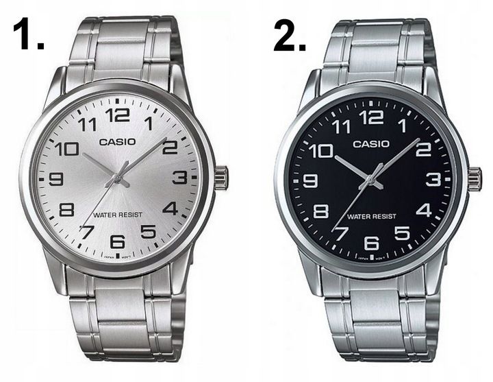 Zegarek Męski Casio Herman +box +grawer Stalowy Cyfry Bransoleta Srebr