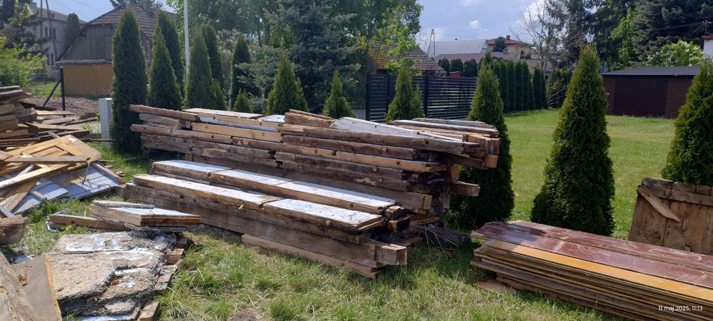 Sprzedam drzewo z rozbiórki domu