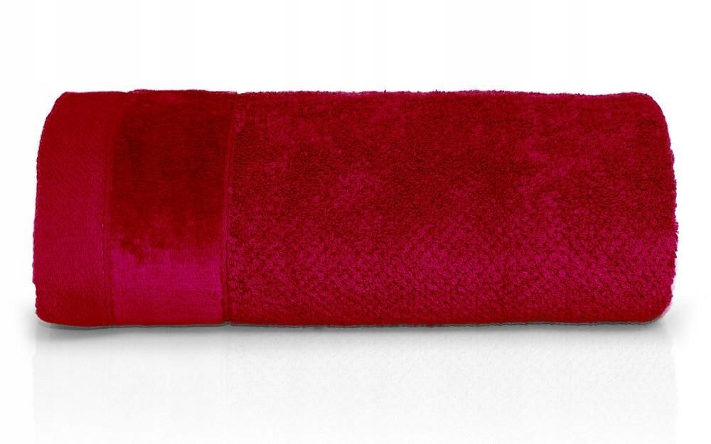 Ręcznik Vito 50x90 czerwony frotte