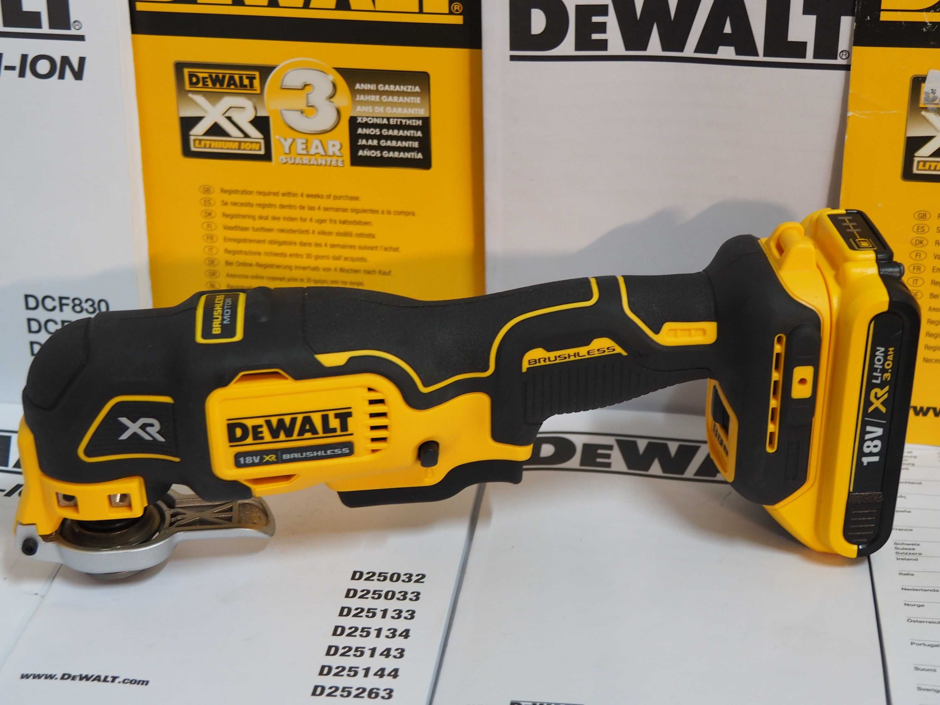 Zestaw DEWALT DCS 356 multimaster wielofunkcyjna szlifierka 18v 3ah