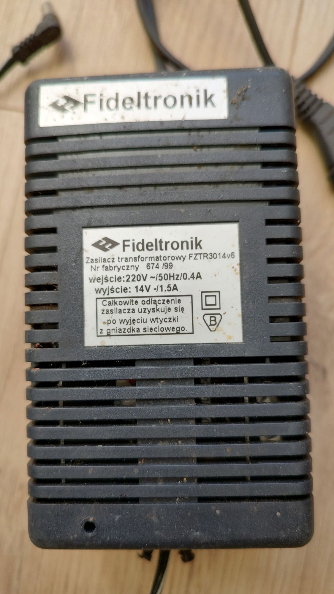 Zasilacz transformatorowy Fideltronik do kas FZTR3014v6