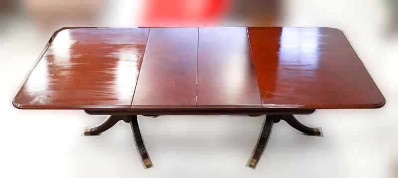 MESA DE JANTAR INGLESA - Vintage sala de jantar em madeira de mogno