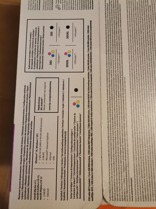 50€ - NOVA- Impressora HP - Deskjet 2710e