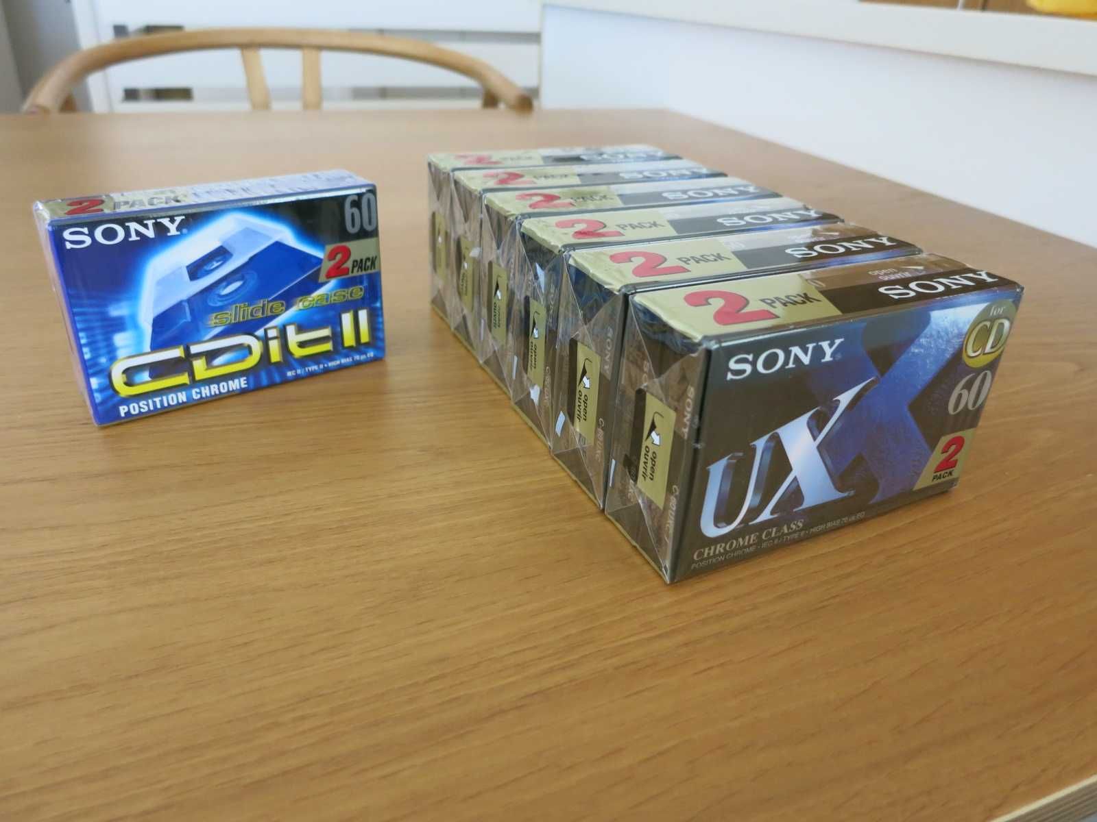 Cassetes Sony UX-60 + Sony CDit 60