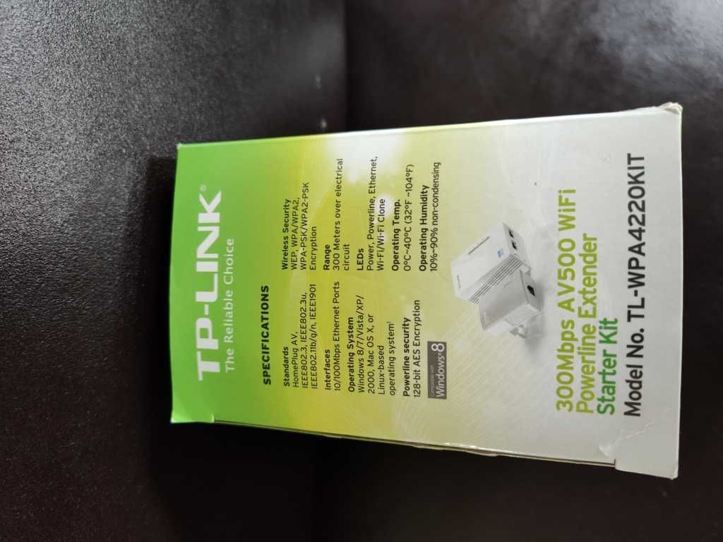 TPLink Powerline Extender AV500 WiFi 300Mbps