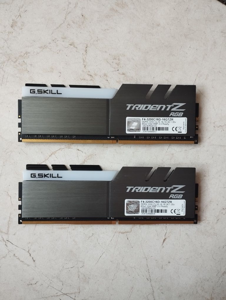 Оперативная память g.skill trident z rgb 16gb 3200