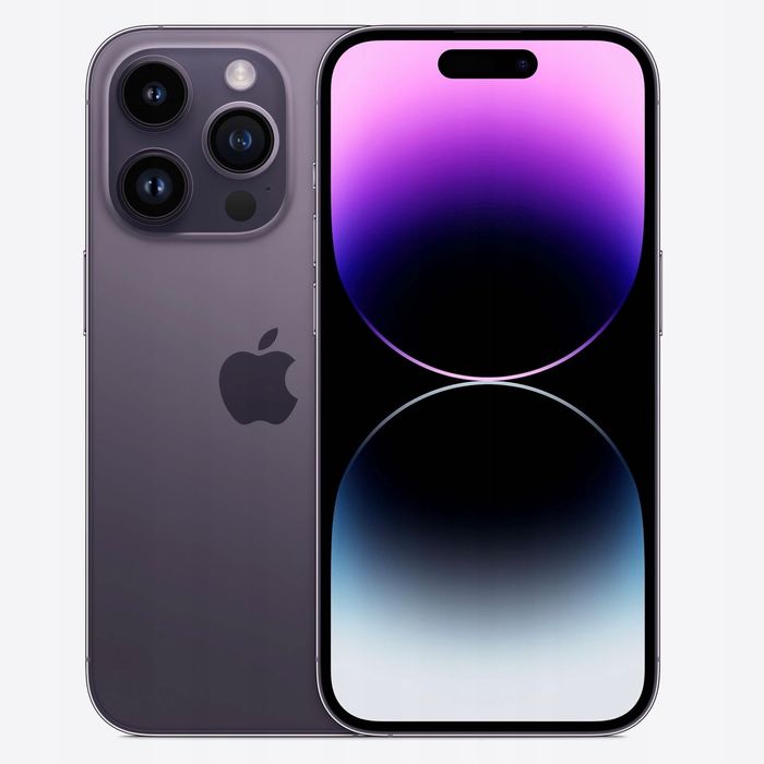 iPhone 14 Pro fioletowy. Używany stan idealny