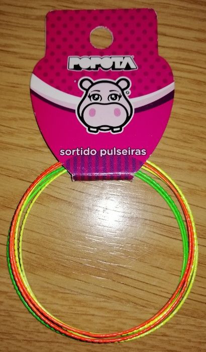 Conjunto de 7 Pulseiras criança marca Popota