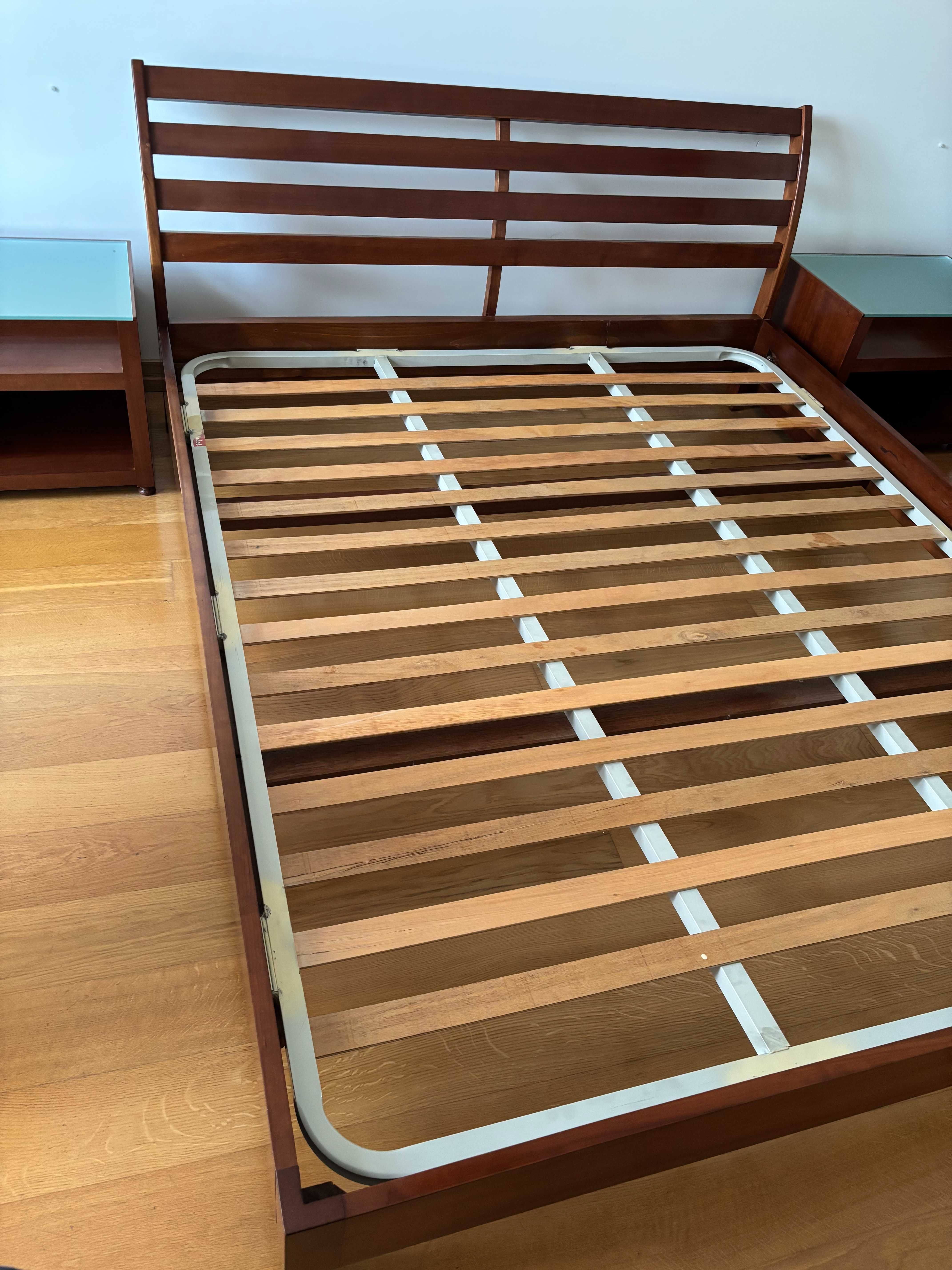 Cama casal madeira 160 x 200