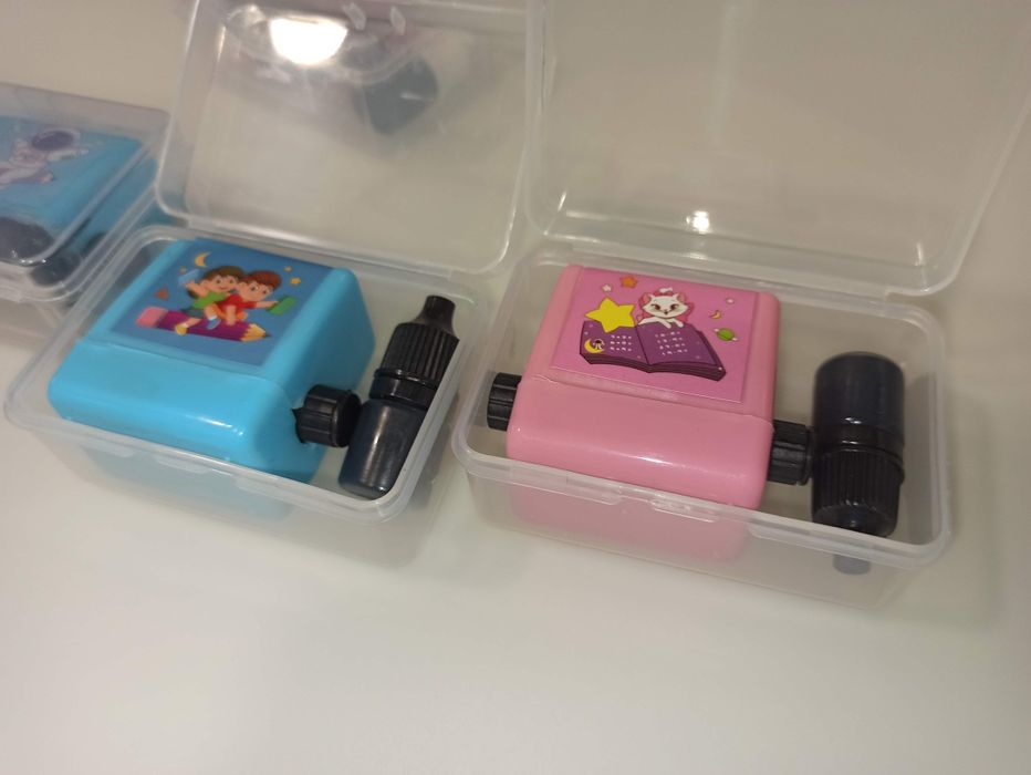 Carimbos de exercícios de matemática