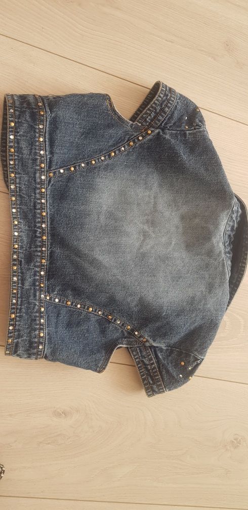 Kamizelka jeansowa dla dziewczynki