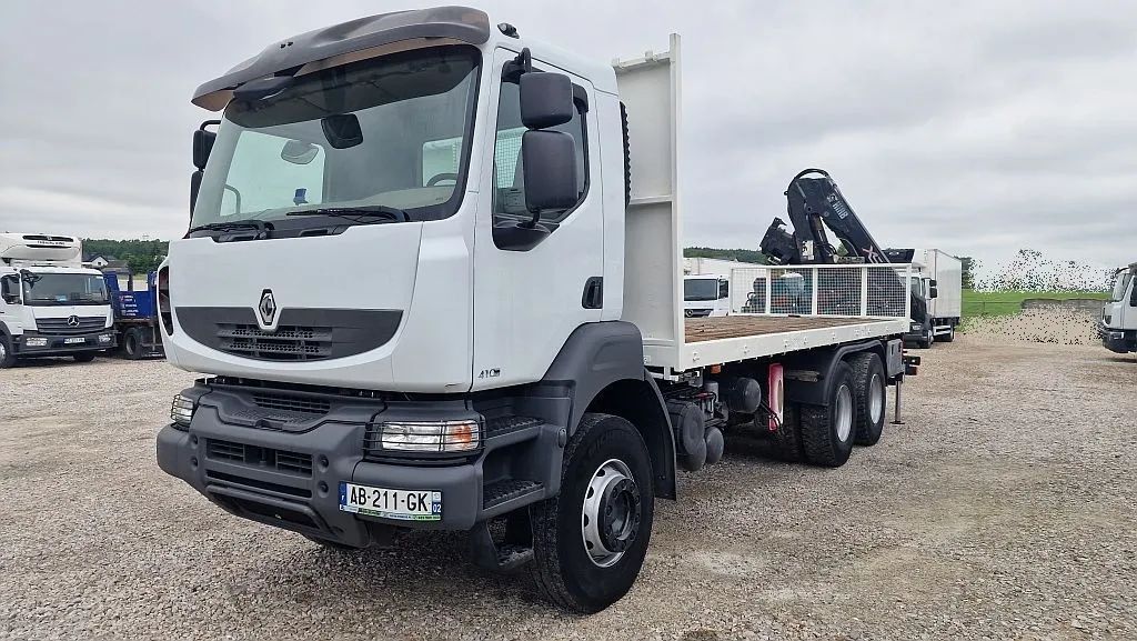 Renault Kerax 410DXI 6x4 HIAB 166 z Pilot  Klima HDS-6100kg