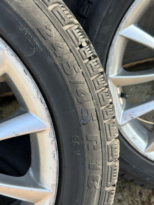 Диски Bmw 5/120 individual r18 349 стиль, 245/45/18 Зимова гума