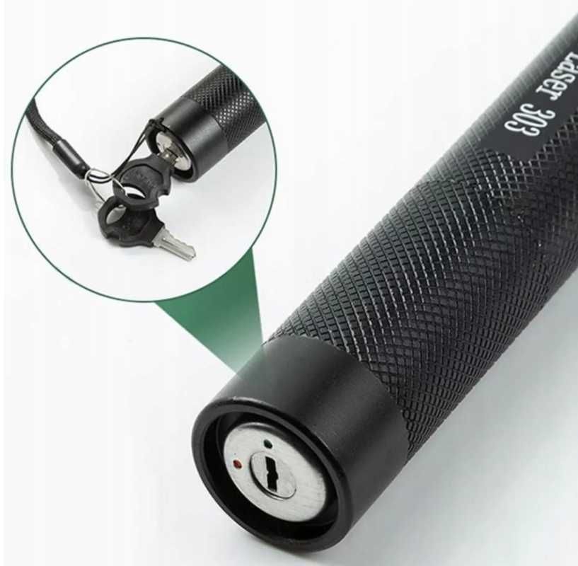 LASER ULTRA MOCNY wskażnik laserowy pointer daleki zasięg 4w1