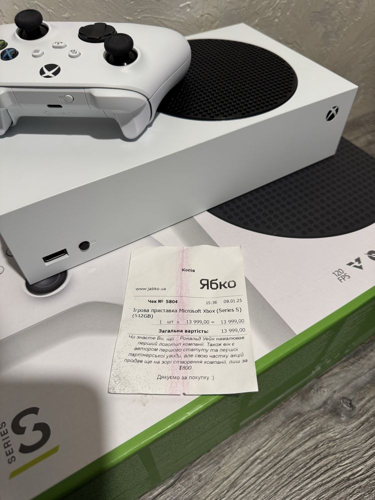 Консоль X BOX Series S 2025 512 Gb 4K новый приставка икс бокс серия С