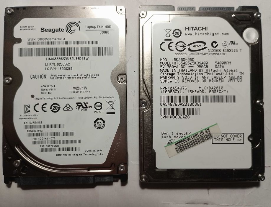 Жорсткий диск HDD 2.5" SATA 500Gb Seagate