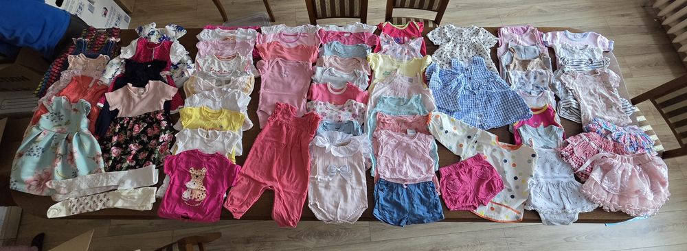 Paczka rzeczy dla dziecka - rozmiar 74/80