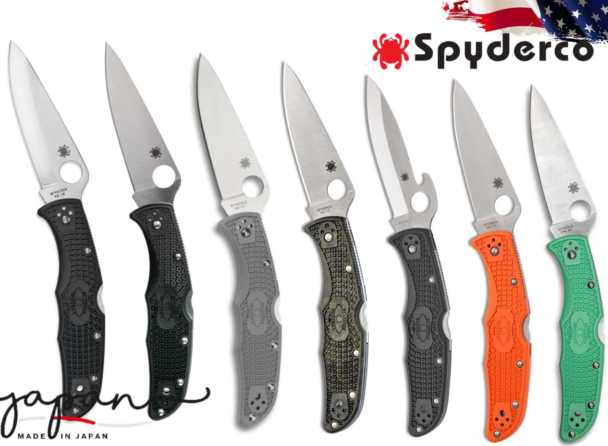 Ніж Spyderco Endura 4 FRN (VG-10, M4)