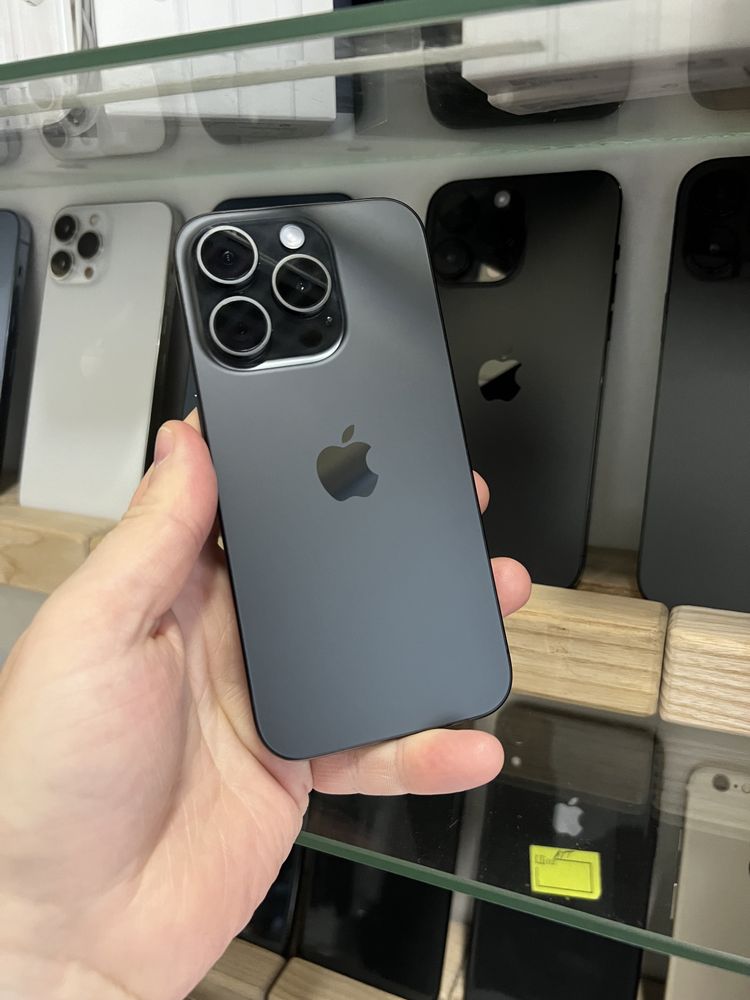 НОВИЙ iPhone 15 Pro 128gb Black Titanium Neverlock гарантія