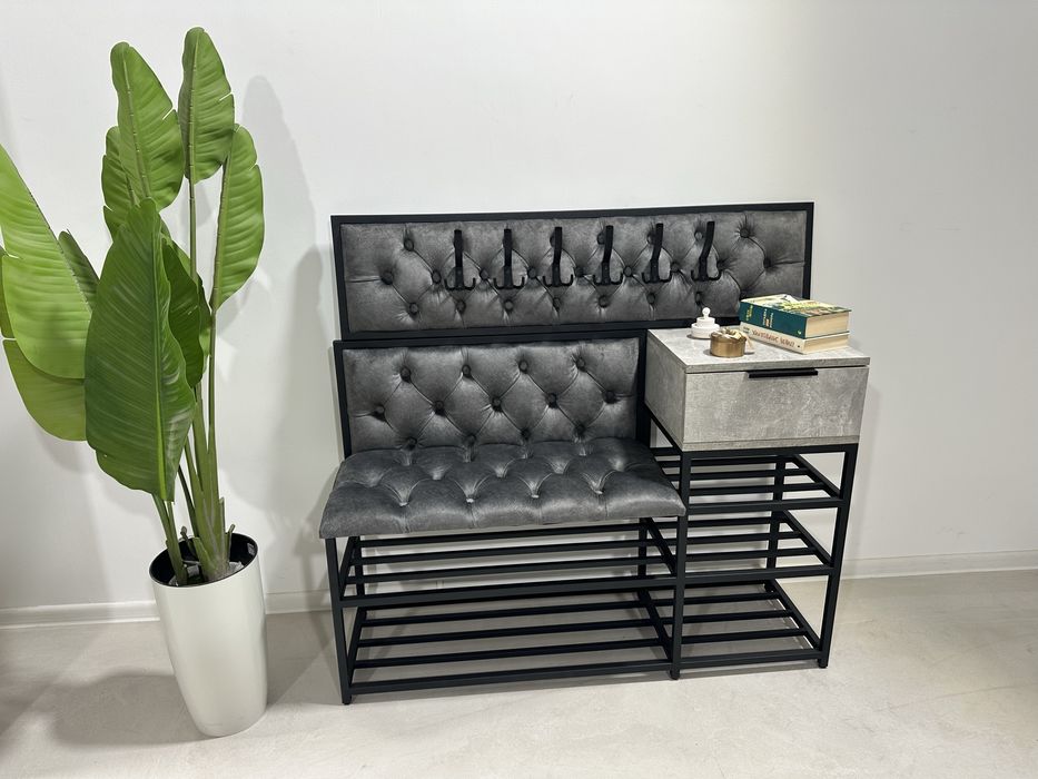 Банкетка з шухлядою консоль вішак пано передпокій коредор