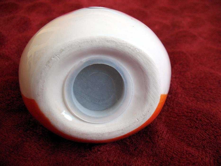 Lis - rudzielec - skarbonka - 7 x 9 x 7 cm Porcelana