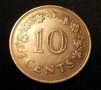 Moneta - 10 Cents - 1972r. - Malta