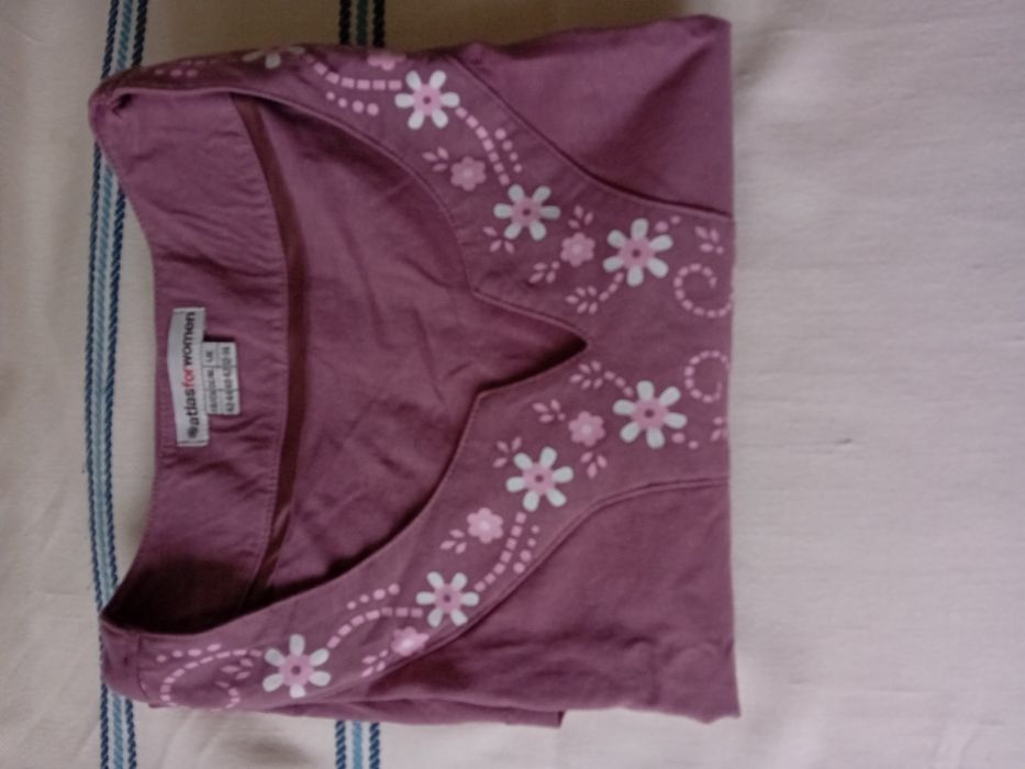 Piżama damska kolor fiolet