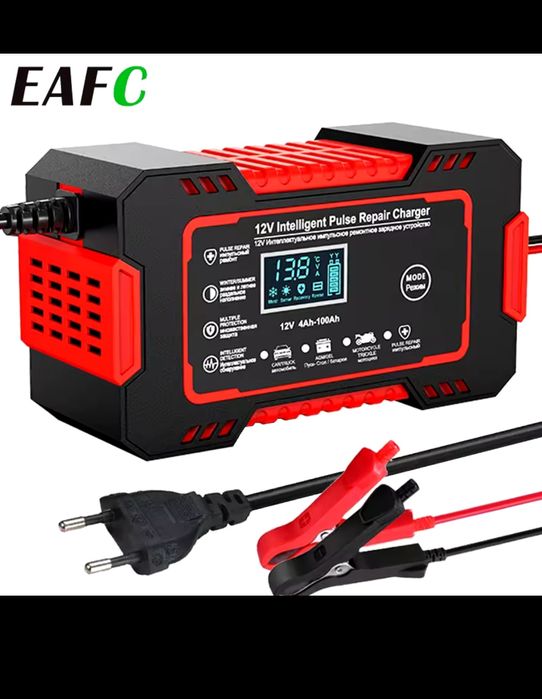 Carregador de bateria carro e mota novo ler anúncio