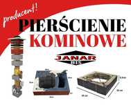 Komin systemowy - PIERŚCIENIE KOMINOWE - wykończenie komina ponad dach