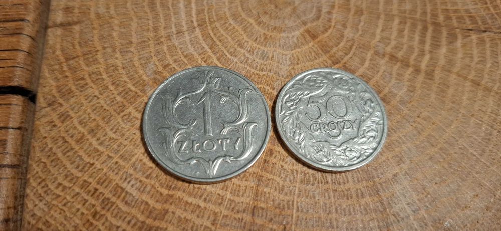 1zł 1929r + 50gr 1923 ładne stany