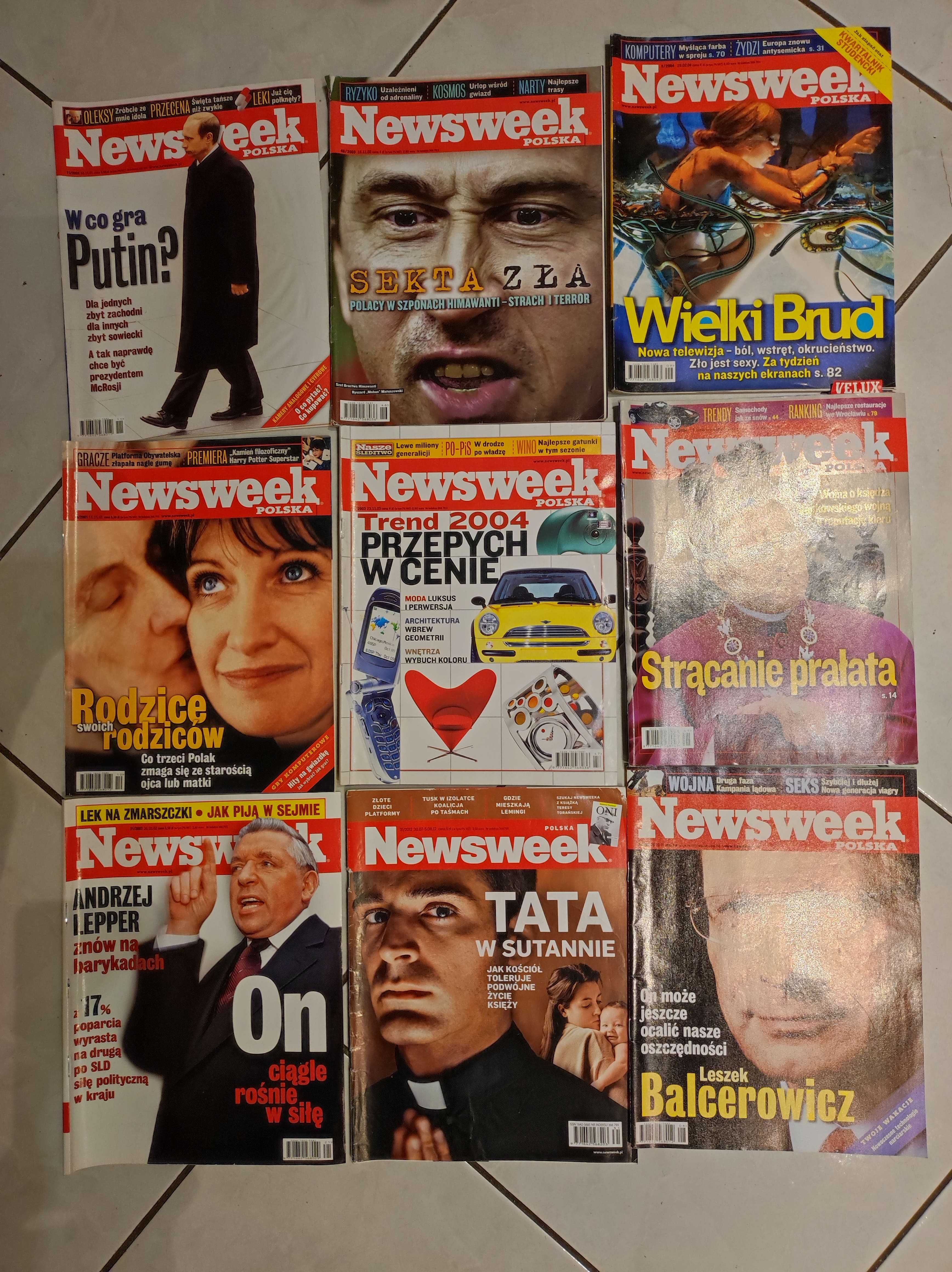 Newsweek wydania archiwalne 2000 vintage czasopismo kolekcjonerskie