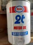 Óleo ESSO para motores a dois tempos etc