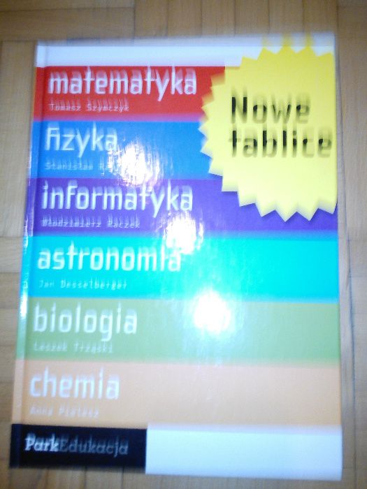 Nowe tablice, Matematyka, fizyka, astronomia, biologia, chemia, PWN