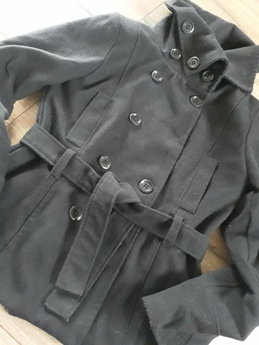 Krótki Płaszczyk wełniany