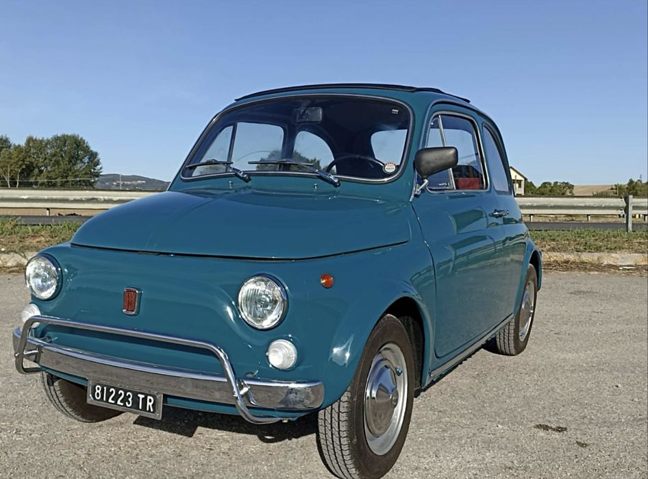 Fiat 500 Lusso 1972 IDEALNY! Piekny kolor Blu Turchese