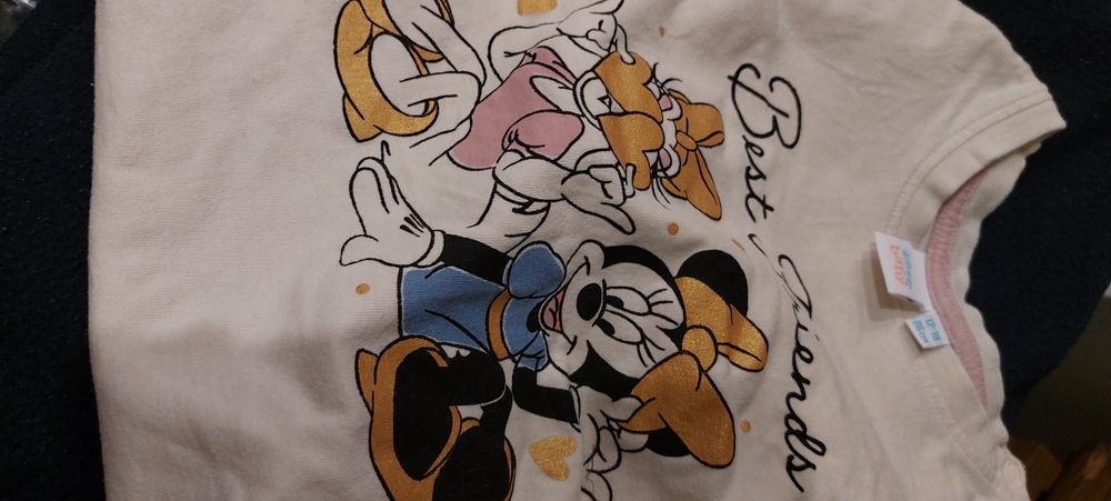 Disney minnie myszka Daisy 86 koszulka długi rękaw t-shirt