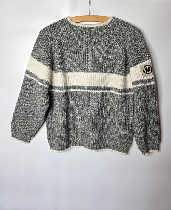 Очень теплый серый джемпер свитер мальчику magc trible шерсть 155-160