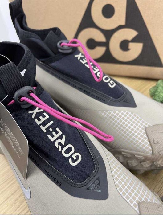 (БЕЗ ПЕРЕДОПЛАТИ)nike acg mountain fly gore-tex brown найк коричневі