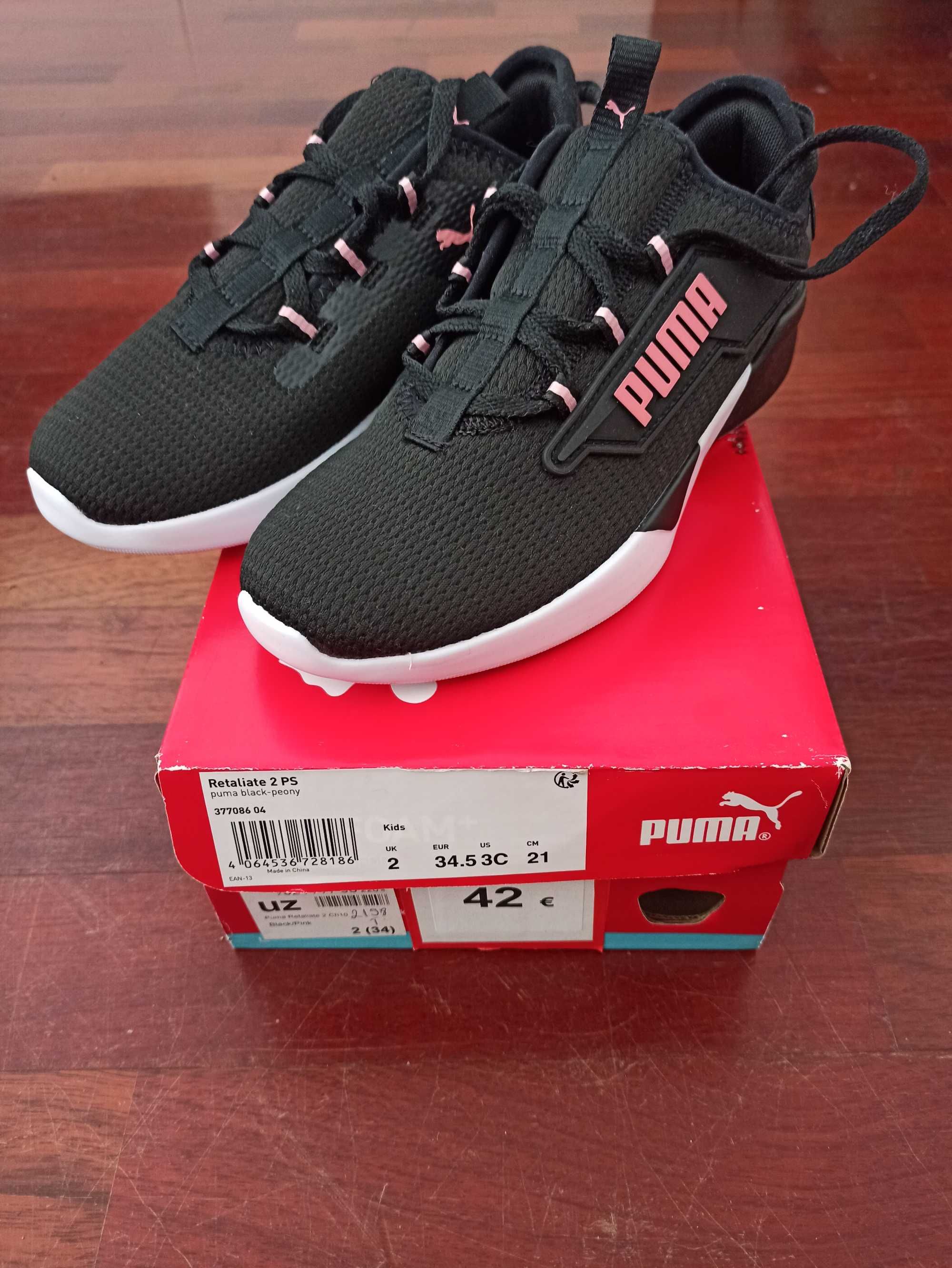Sapatilhas criança Puma 34,5 (novas)