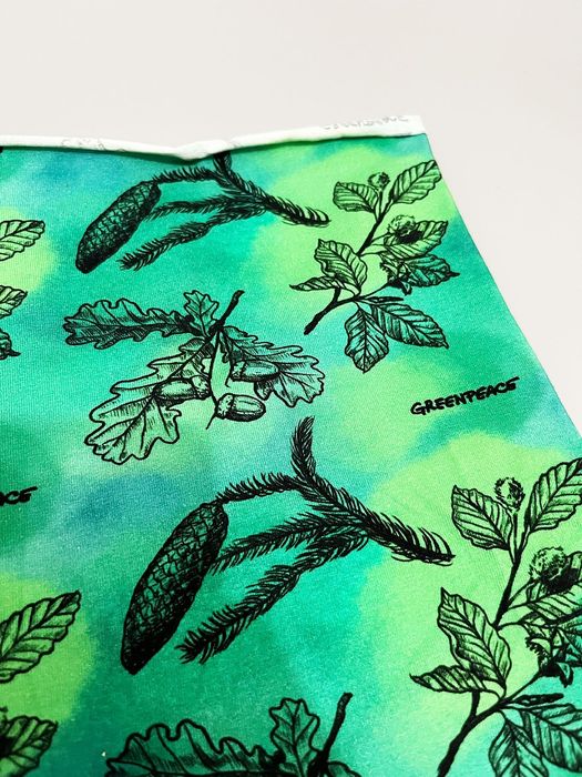 Greenpeace zielona bandana nowa